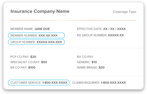 Insurance card